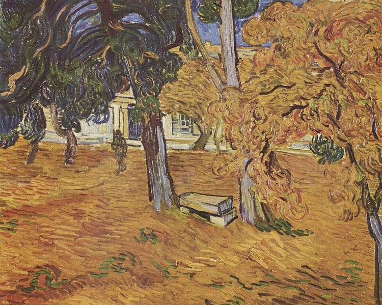 Vincent Van Gogh Der Park des Spitals St-Paul in Saint-Remy oil painting image